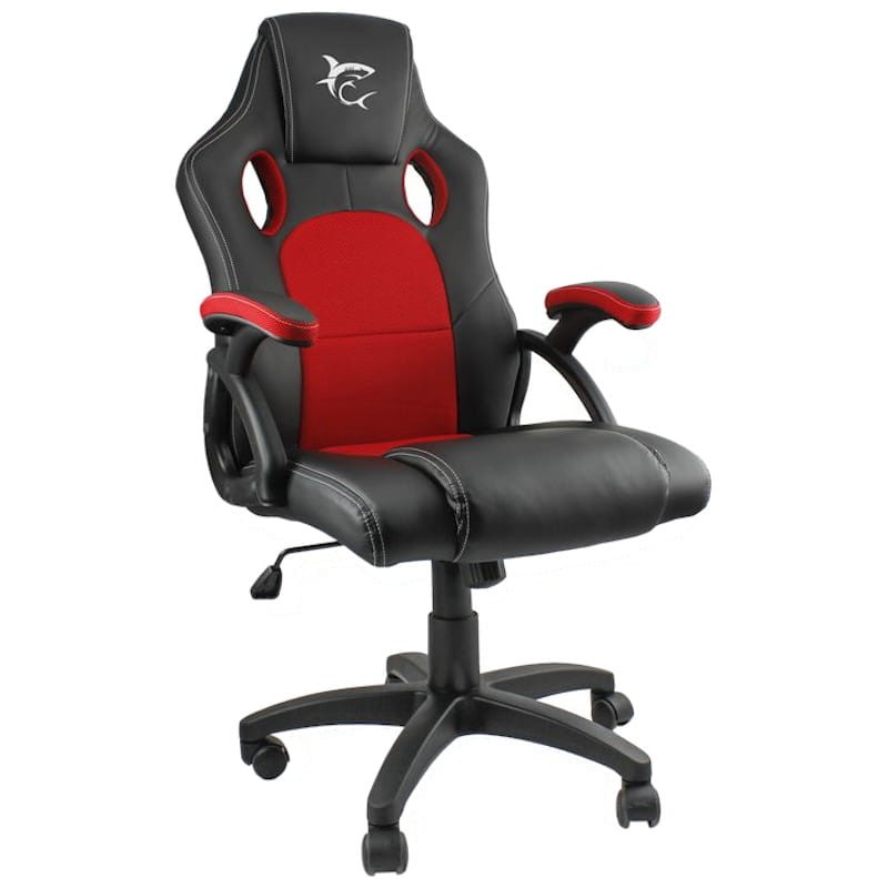 Silla Gaming White Shark Kings Throne Negro/Rojo - Ítem