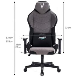 Silla Gaming Woxter Stinger Station - Titan Dark vista Frontal