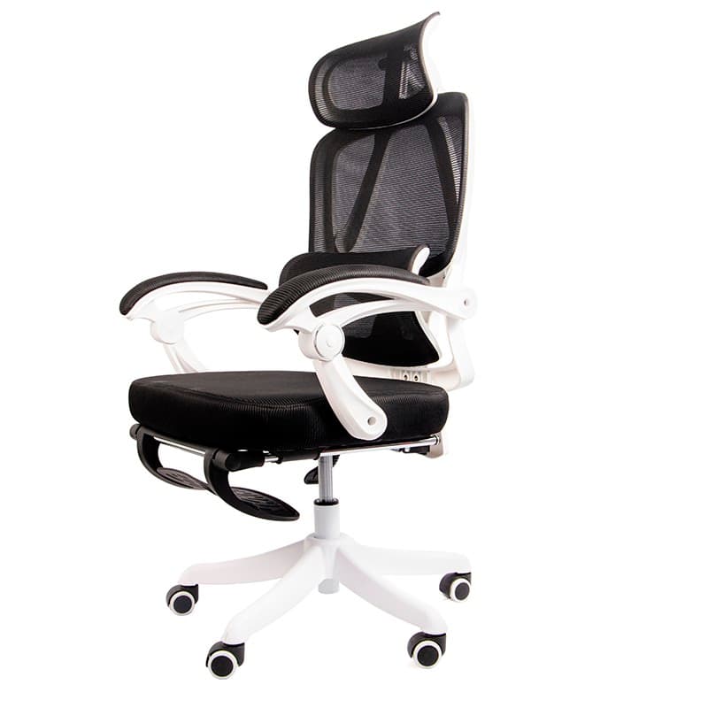 foto real lado izqueirdo Silla de Oficina Powerbasics Confort T20 Negro