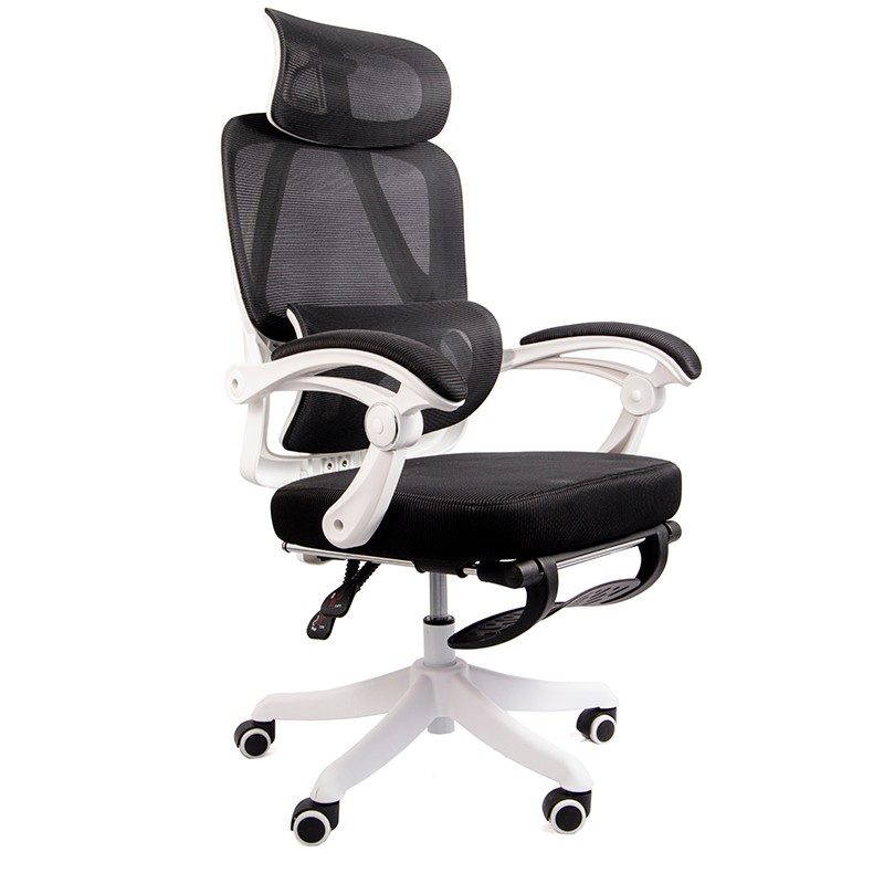 Silla de Oficina Powerbasics Confort T20 Negro con Ruedas y Reposapiés - Clase B Reacondicionado - Ítem2