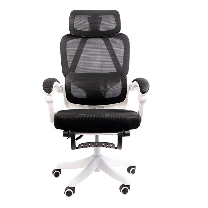 Silla de Oficina Powerbasics Confort T20 Negro con Ruedas y Reposapiés - Clase B Reacondicionado - Ítem3