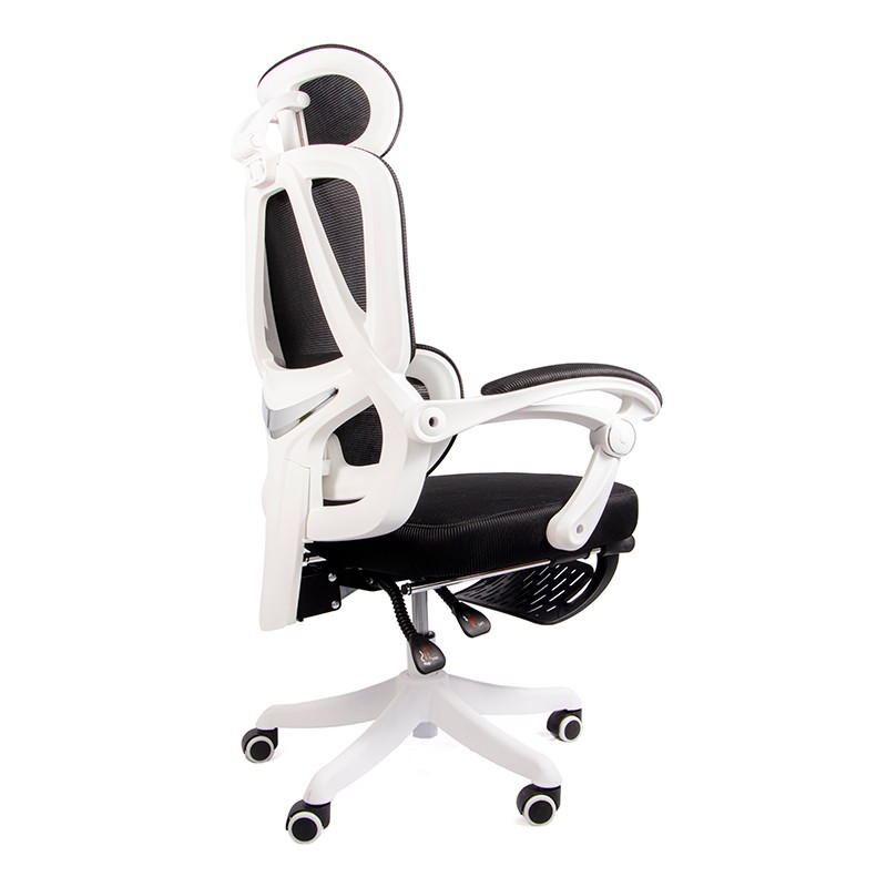 Silla de Oficina Powerbasics Confort T20 Negro con Ruedas y Reposapiés - Clase B Reacondicionado - Ítem4
