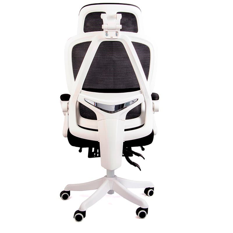 foto real trasera Silla de Oficina Powerbasics Confort T20 Negro