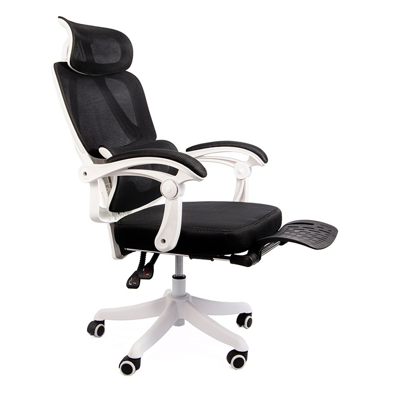 Silla de Oficina Powerbasics Confort T20 Negro con Ruedas y Reposapiés - Clase B Reacondicionado - Ítem7
