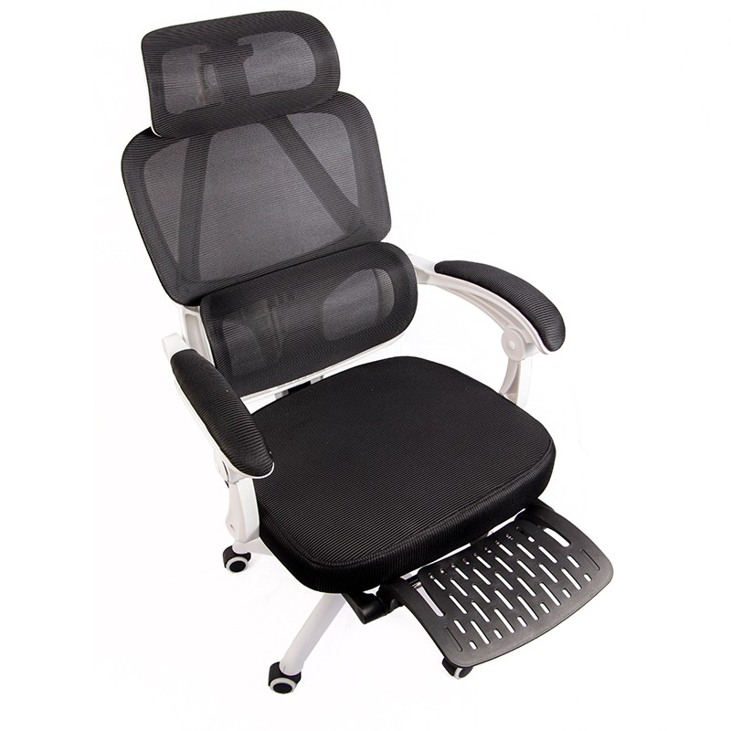 Silla de Oficina Powerbasics Confort T20 Negro con Ruedas y Reposapiés - Clase B Reacondicionado - Ítem8