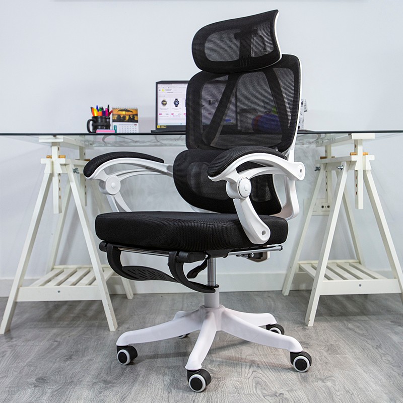 Silla de Oficina Powerbasics Confort T20 Negro con Ruedas y Reposapiés - Clase B Reacondicionado - Ítem11