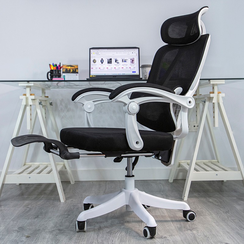 Silla de Oficina Powerbasics Confort T20 Negro con Ruedas y Reposapiés - Clase B Reacondicionado - Ítem12