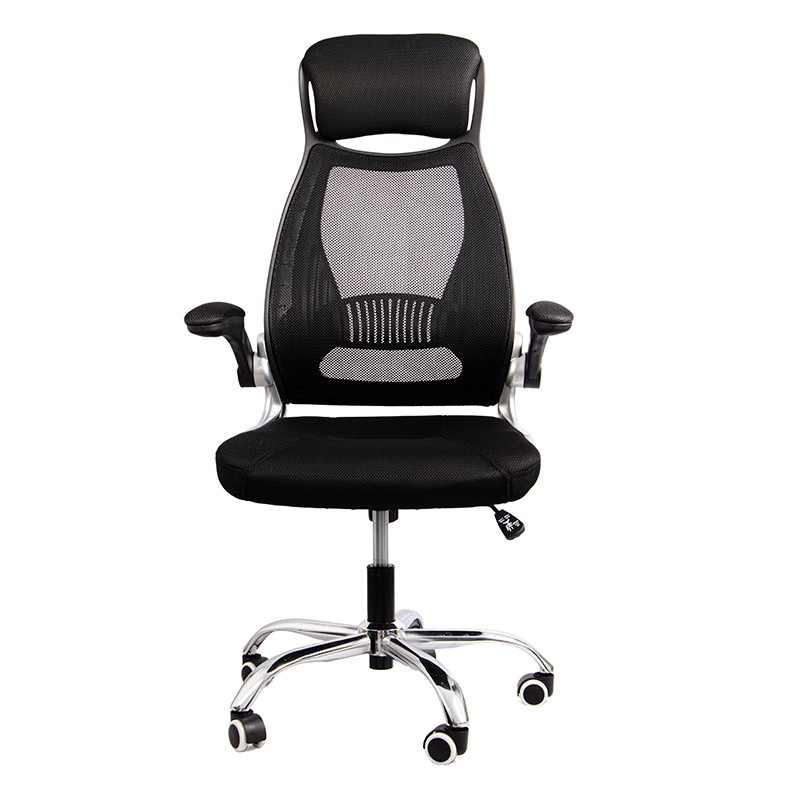 Cadeira de Escritório Powerbasics W2003 Preto com Descanso de Braços Rebatíveis - Sem Selo - Item4
