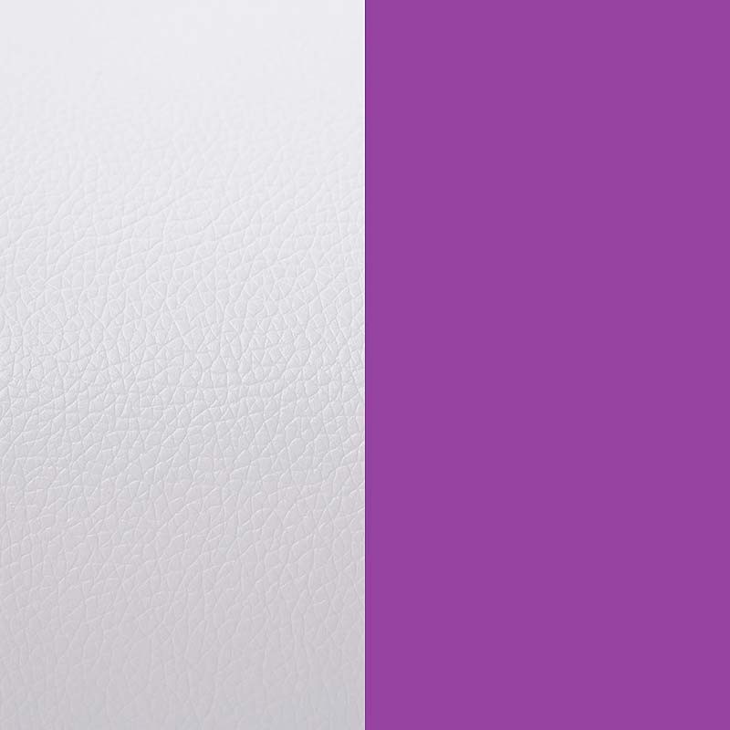 Chaise en Simili-cuir PowerGaming Akiba Blanc+Lilas - Ítem7