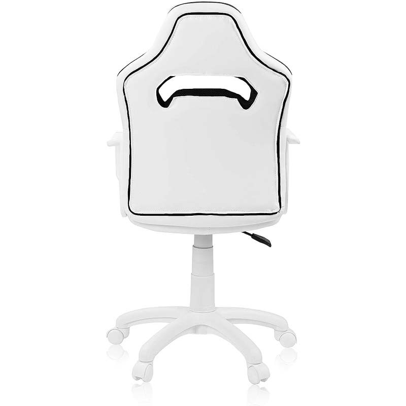 Cadeira de Polipele PowerGaming Akiba Branco+Preto - Item1