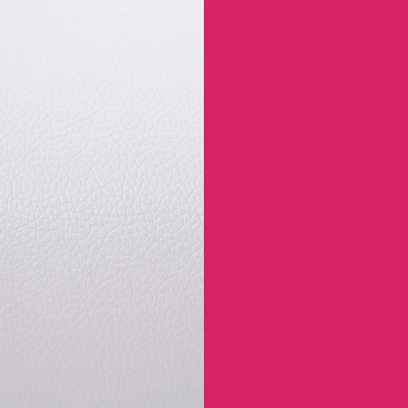 Chaise en Simili-cuir PowerGaming Akiba Blanc+Rose - Ítem7