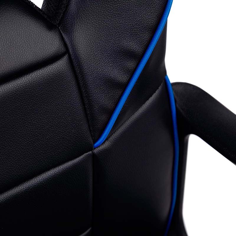 Chaise en Simili-cuir PowerGaming Akiba Noir+Bleu - Ítem3