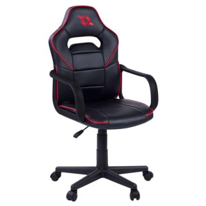 Chaise en Simili-cuir PowerGaming Akiba Noir+Rouge