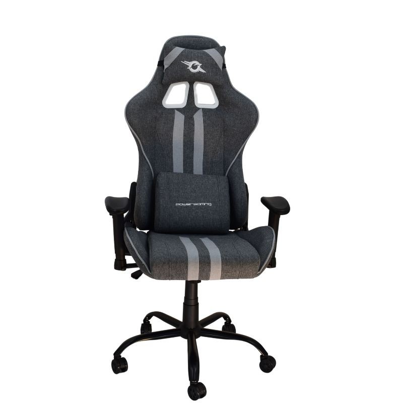 Silla de Tela PowerGaming Burnout Gris - Ítem1
