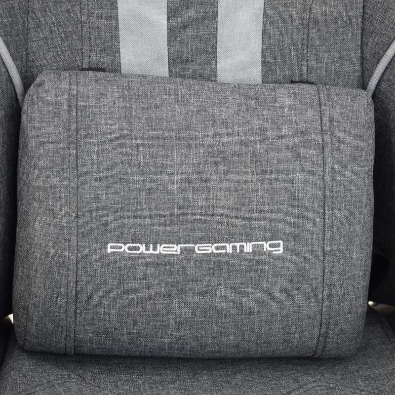Silla de Tela PowerGaming Burnout Gris - Ítem8