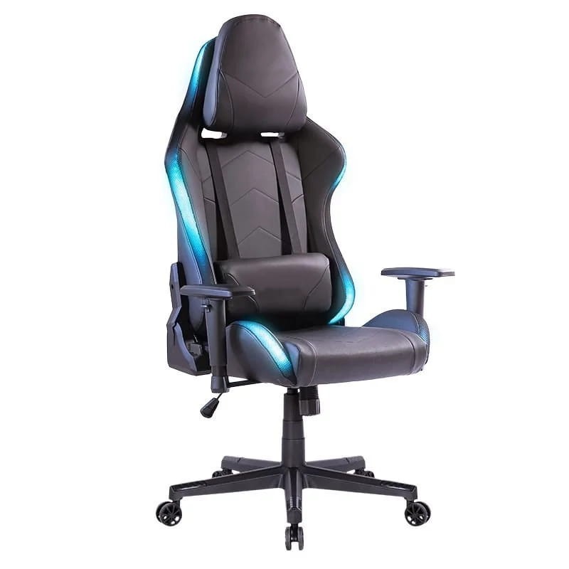 Cadeira Powergaming Yomi LED RGB Preta - Item