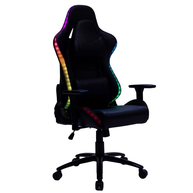 Cadeira Powergaming Yomi LED RGB Preta - Item1