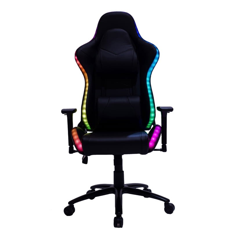Cadeira Powergaming Yomi LED RGB Preta - Item2