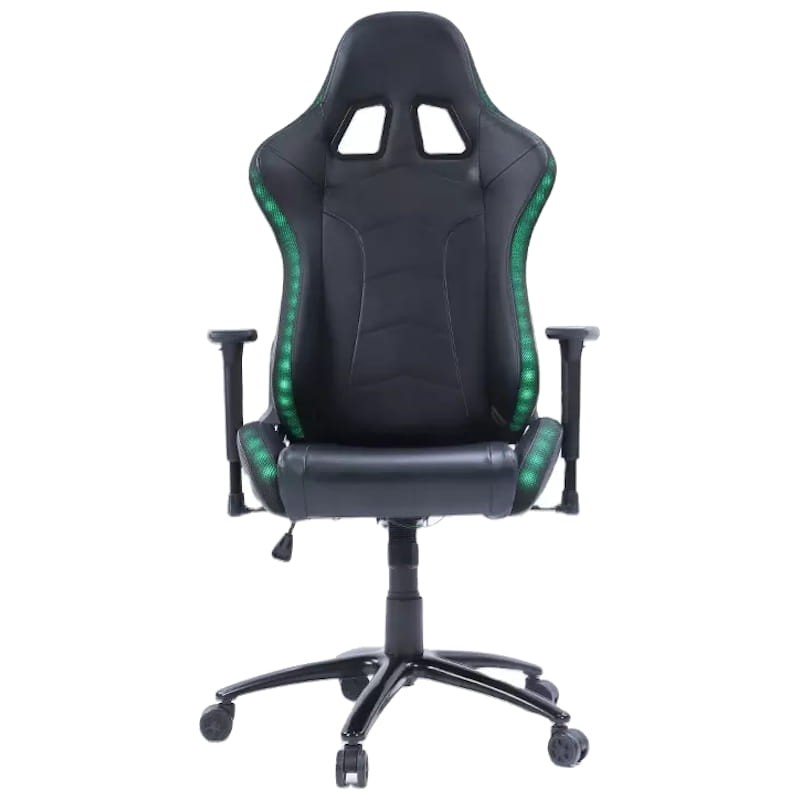 Cadeira Powergaming Yomi LED RGB Preta - Item6