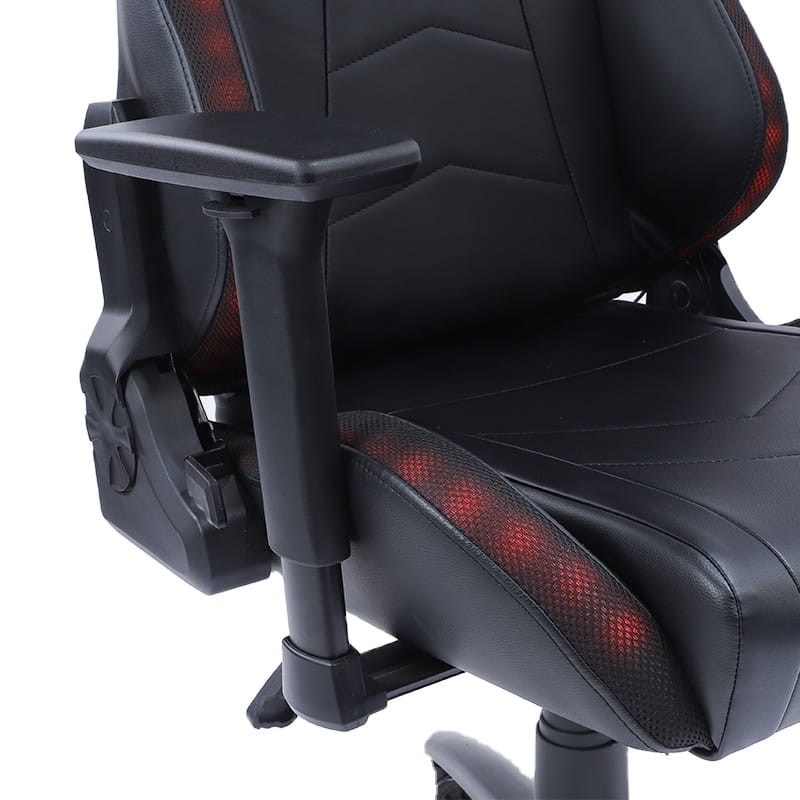 Cadeira Powergaming Yomi LED RGB Preta - Item7