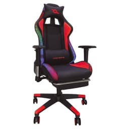 Cadeira PowerGaming LED RGB V2 Vermelho com Apoio para os Pés - Classe B Refurbished