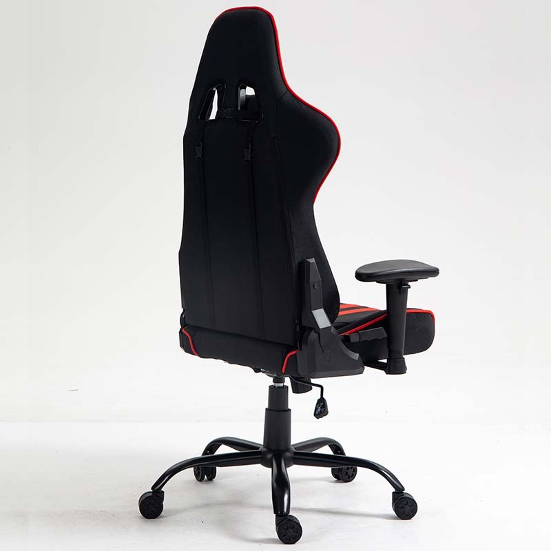 Cadeira em Tecido PowerGaming Burnout Preto+Vermelho - Item6