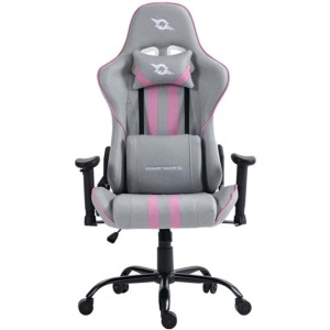 Silla de Tela PowerGaming Burnout Gris+Rosa