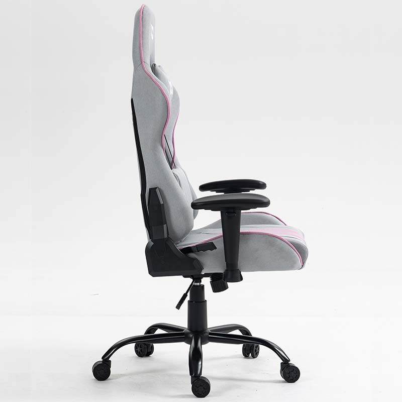 Chaise en Tissu PowerGaming Burnout Gris+Rose - Ítem3