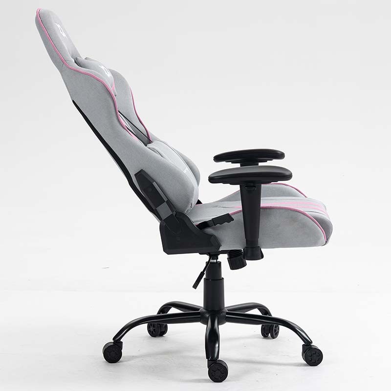 Cadeira em Tecido PowerGaming Burnout Cinzento+Rosa - Item4