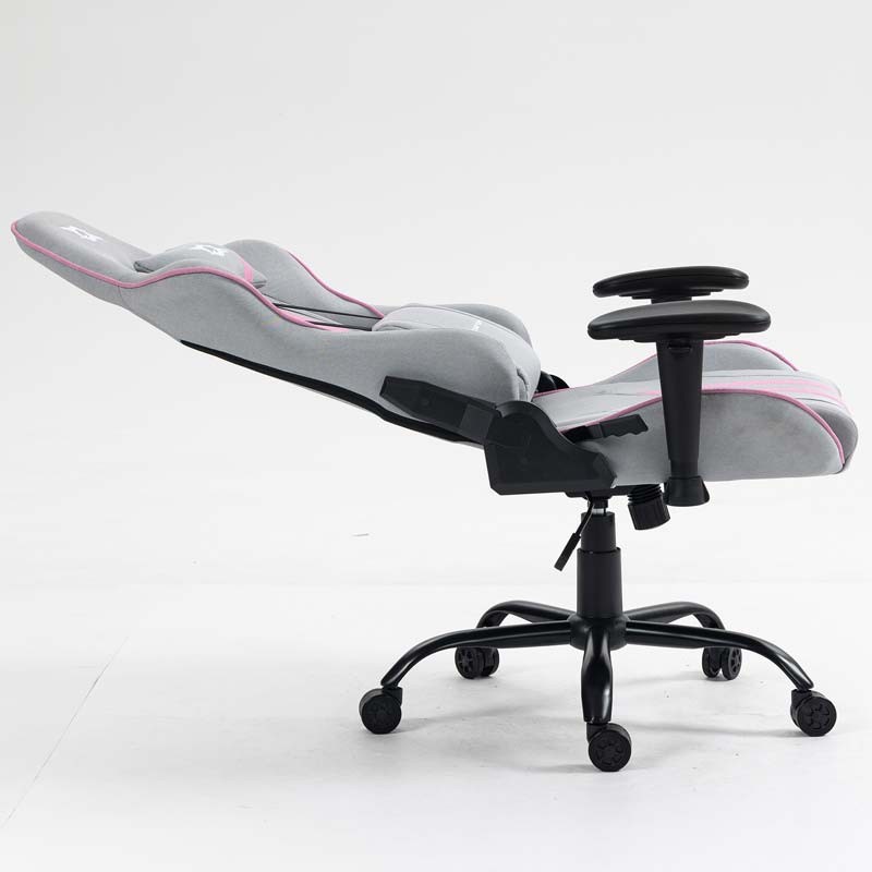 Cadeira em Tecido PowerGaming Burnout Cinzento+Rosa - Item5