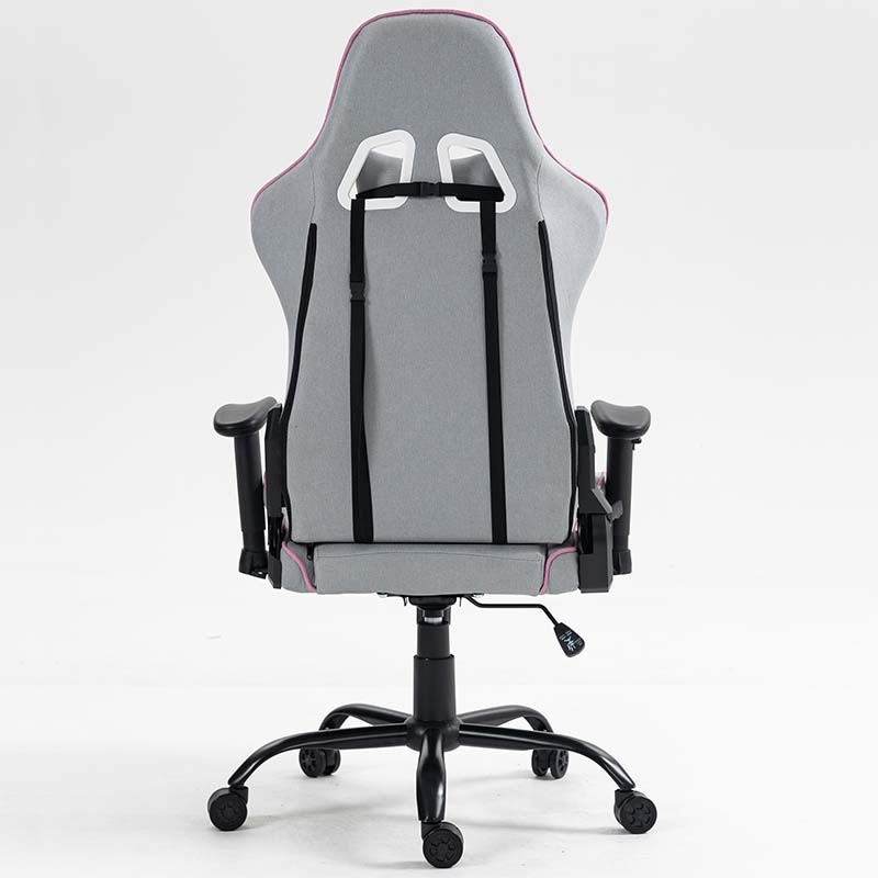 Cadeira em Tecido PowerGaming Burnout Cinzento+Rosa - Item7