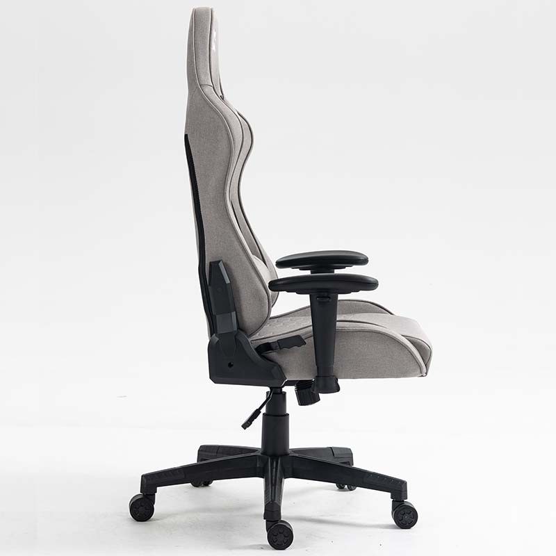 Chaise en Tissu PowerGaming Race Gris - Ítem2