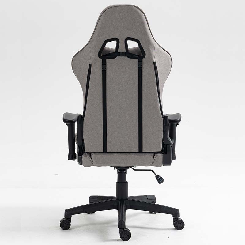 Chaise en Tissu PowerGaming Race Gris - Ítem6