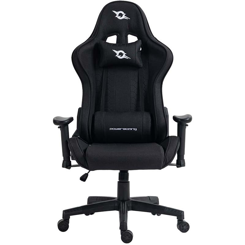 Silla de Tela PowerGaming Race Negro - Clase B Reacondicionado - Ítem