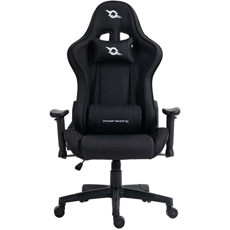 Chaise en Tissu PowerGaming Race Noir - Ítem