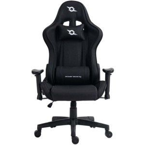 Chaise en Tissu PowerGaming Race Noir - Non Scelle