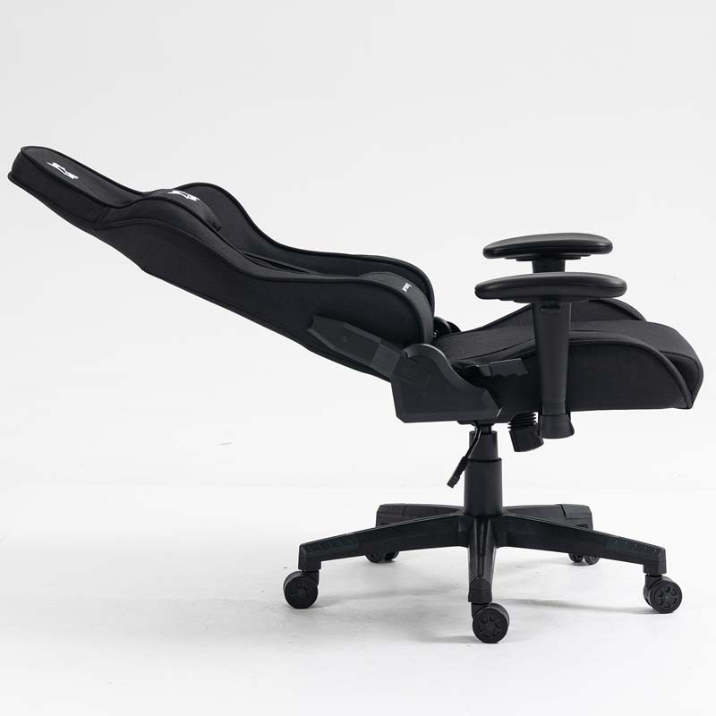 Chaise en Tissu PowerGaming Race Noir - Ítem4