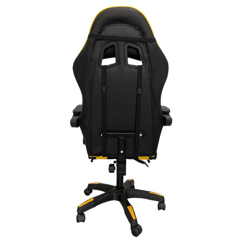 Silla Gaming PowerGaming Con Altavoz Bluetooth y Masaje Amarillo y Negro - Ítem7