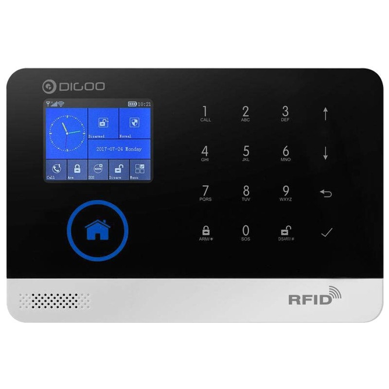 Sistema de segurança Digoo DG-HOSA 433MHz 2G/GSM/WIFI Alarme APP