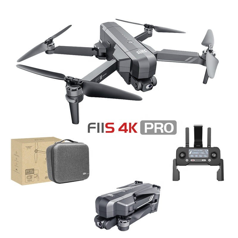 Dron Volador SJRC F11s PRO Cámara 4K Ultra HD WiFi 5G 3Km Control Remoto  Recargable EIS (1 Batería)