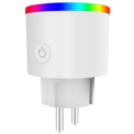 Smart Socket DB-002 - Tomada inteligente - Branco - Funções Inteligentes - Controle Remoto - Smart Life APP - Suporta Alexa, Google Home e IFTTT - Iluminação RGB - Temporizador - Botão Liga / Desliga - Controlo da Energia - Item