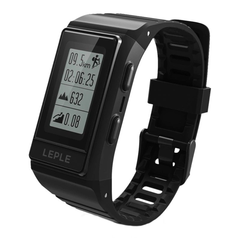 Smartband Leple S909 - cor preta - Resistência à Água IP68 - Submersível - GPS - Bluetooth 4.0 - Modos Esportivos - Frequência Cardíaca - Calorias Queimadas - Máxima Autonomia 9 Dias - Notificações Redes Sociais, Mensagens e Chamadas