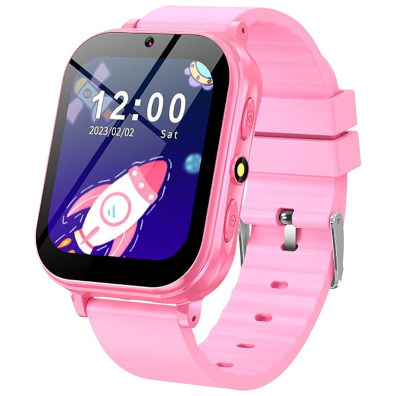 Reloj Inteligente Smartwatch Infantil Táctil Tarjeta Sim Rosa