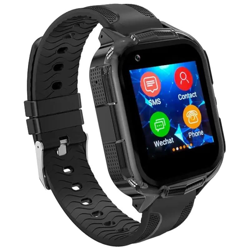 Ecrã de Smartwatch T35C 4G GPS Preto - Smartwatch para crianças
