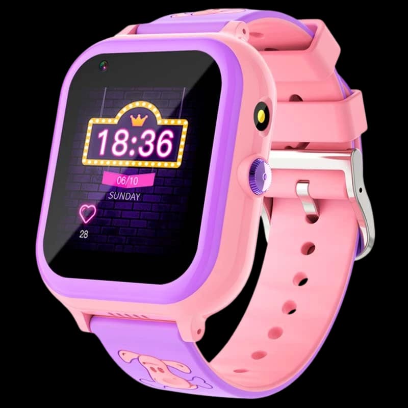Smartwatch para crianças T29 4G GPS Rosa