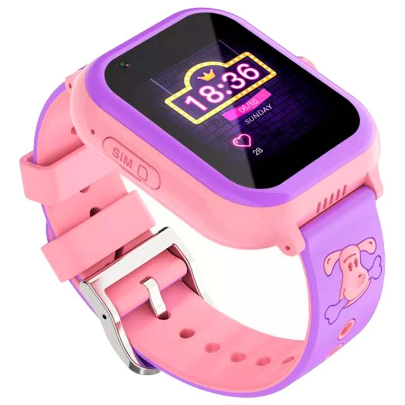 Smartwatch para crianças T29 4G GPS Rosa - Item1