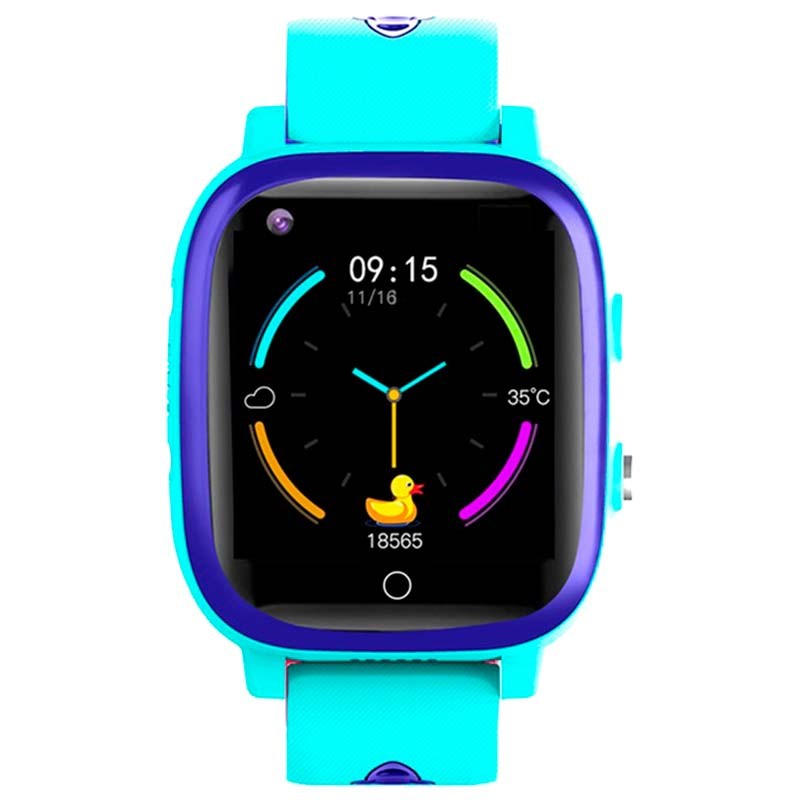 Smartwatch para Niños T17G - 4G - Azul - Rotación 360º