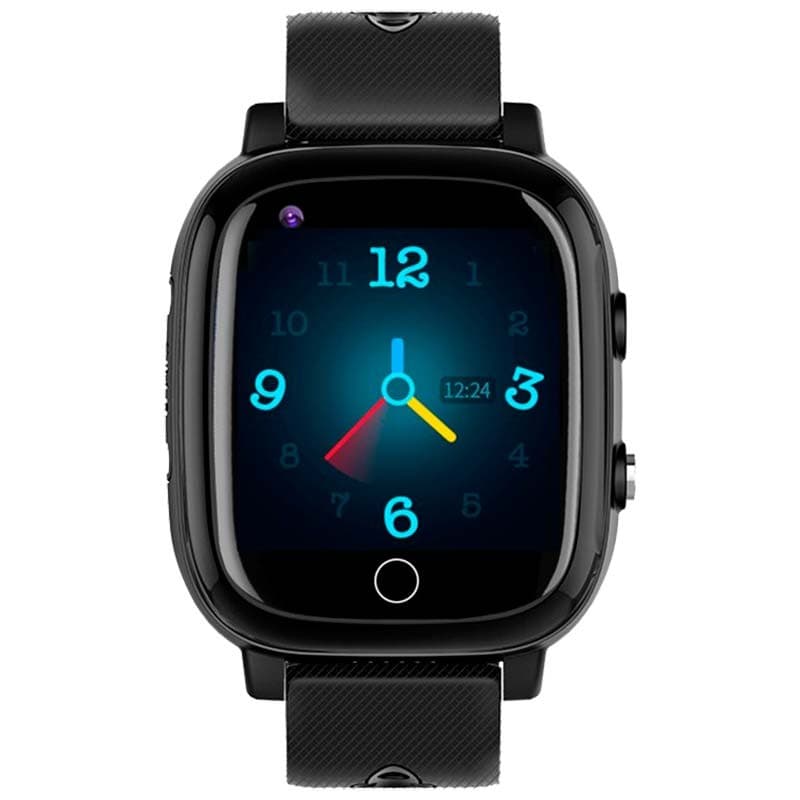 vista frontal del Smartwatch para Niños T5 Negro