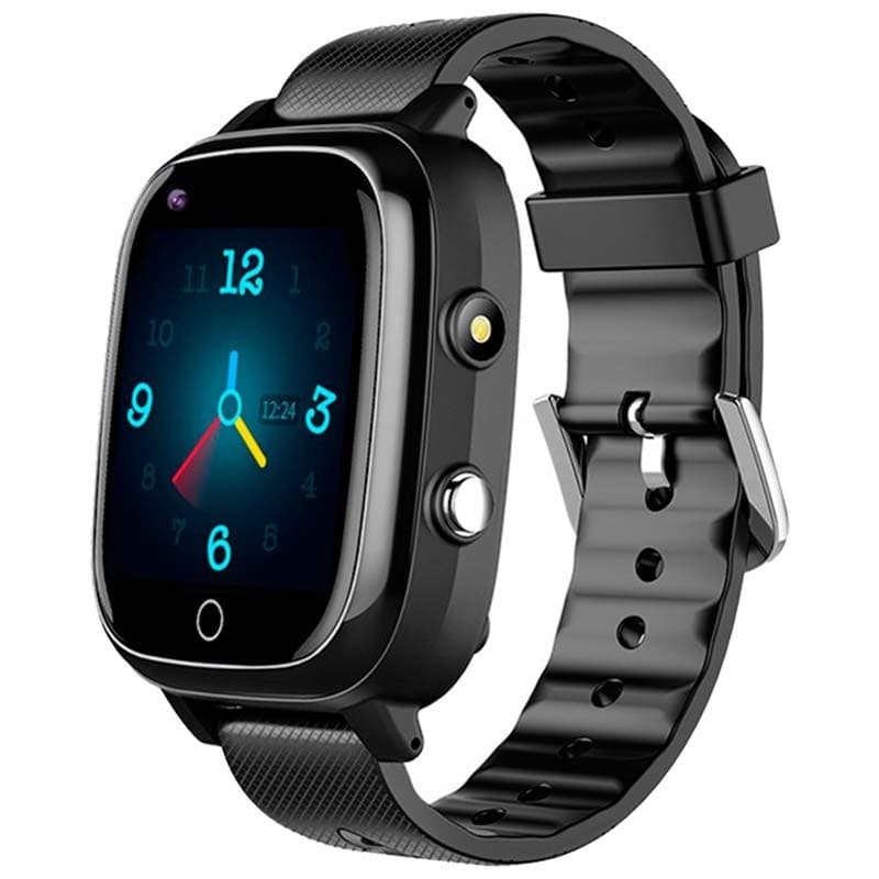 vista lateral del Smartwatch para Niños T5 Negro