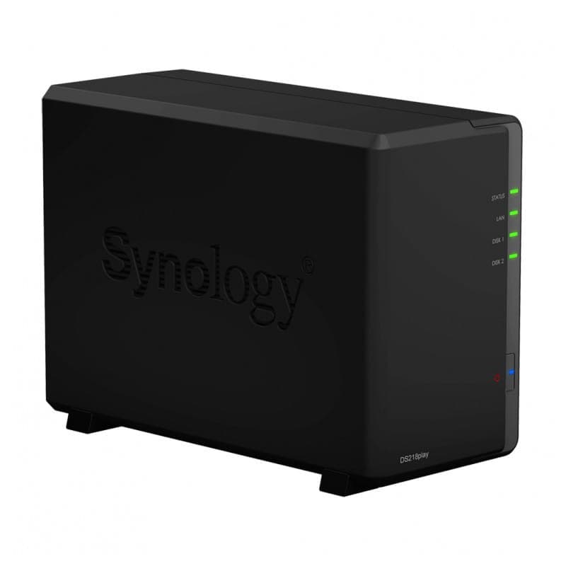 Synology DiskStation DS218play - Serveur NAS, couleur noir